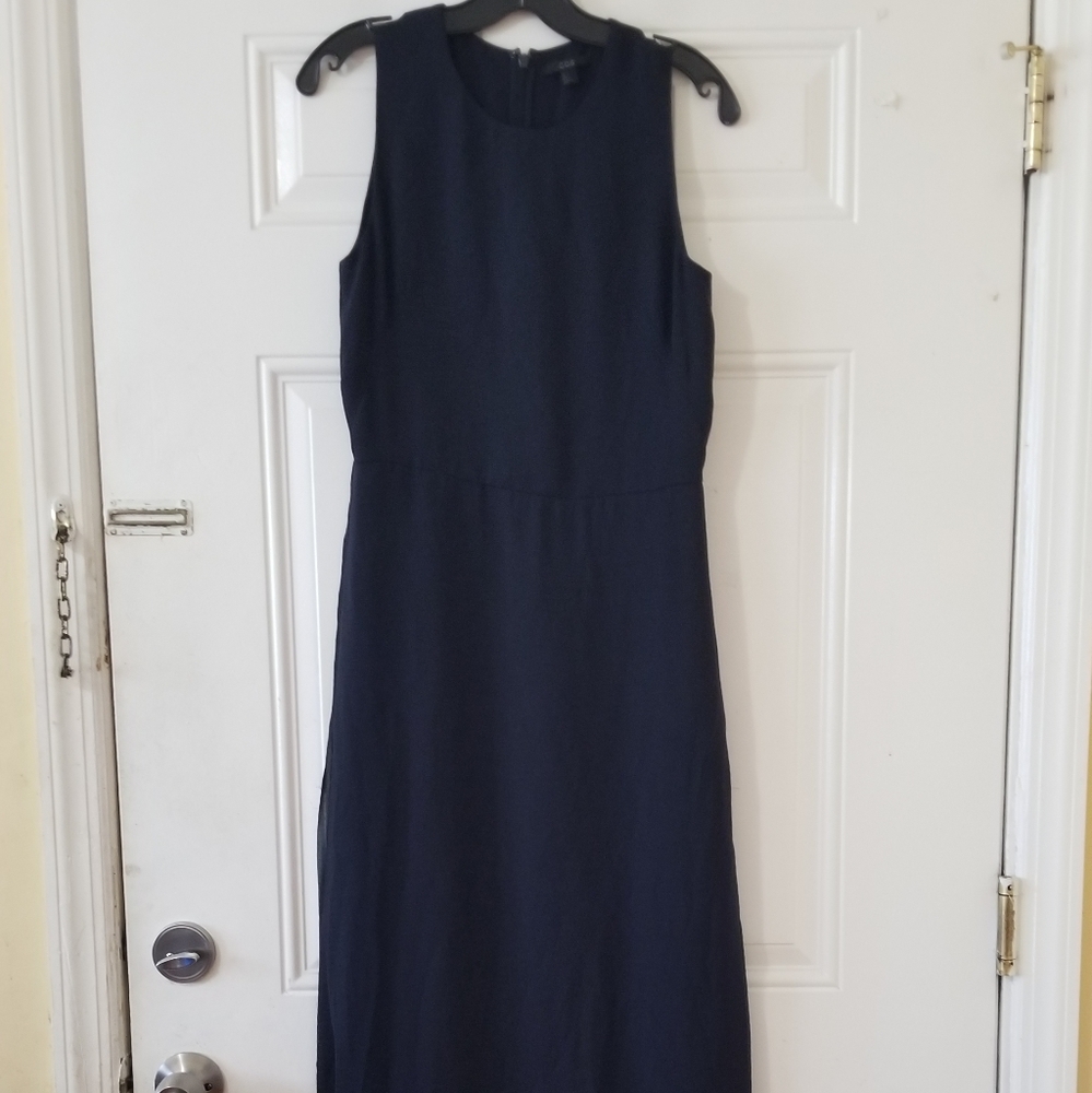 COS Navy Blue Sleeveless Maxi Dress - Picture 6 of 15